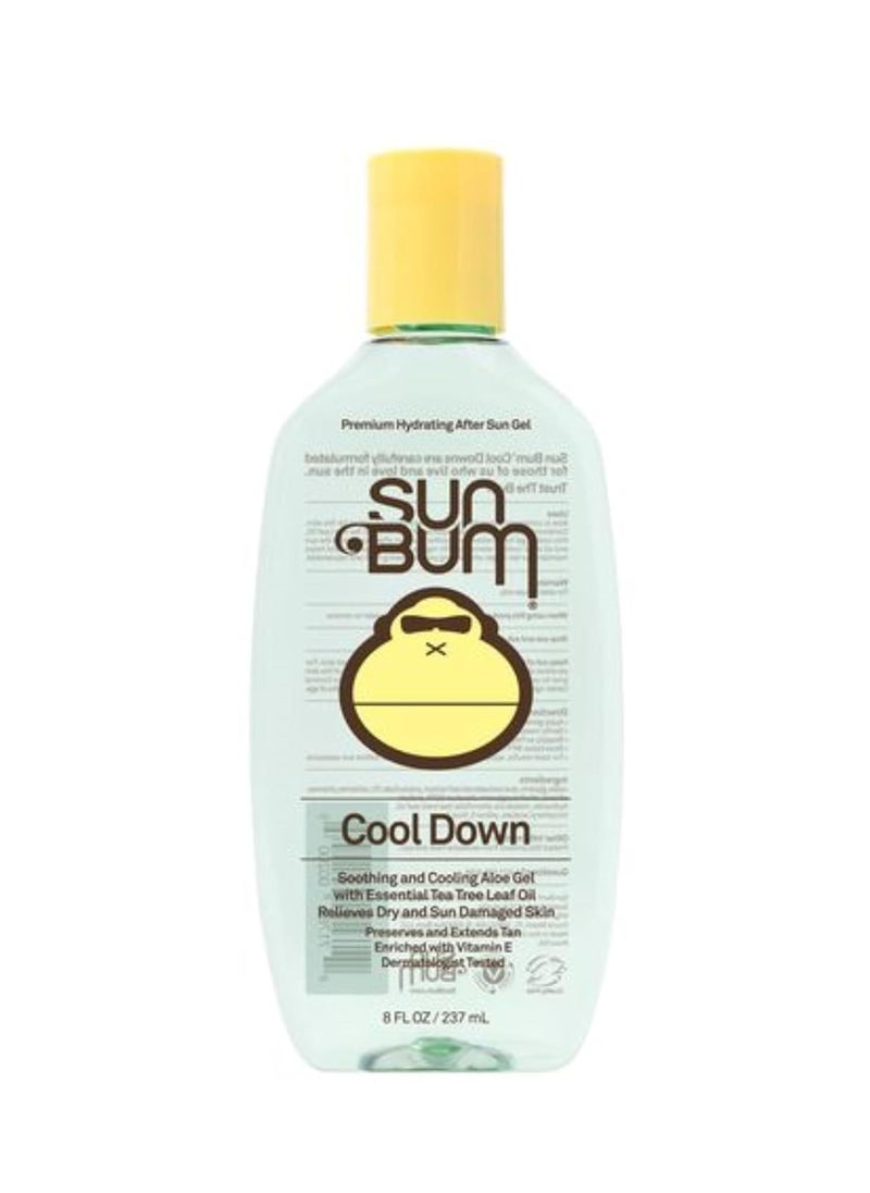 Sun Bum Cool Down Aloe Vera Gel | Vegan After Sun Care with Cocoa Butter to Soothe and Hydrate Sunburn Pain Relief | 8 oz