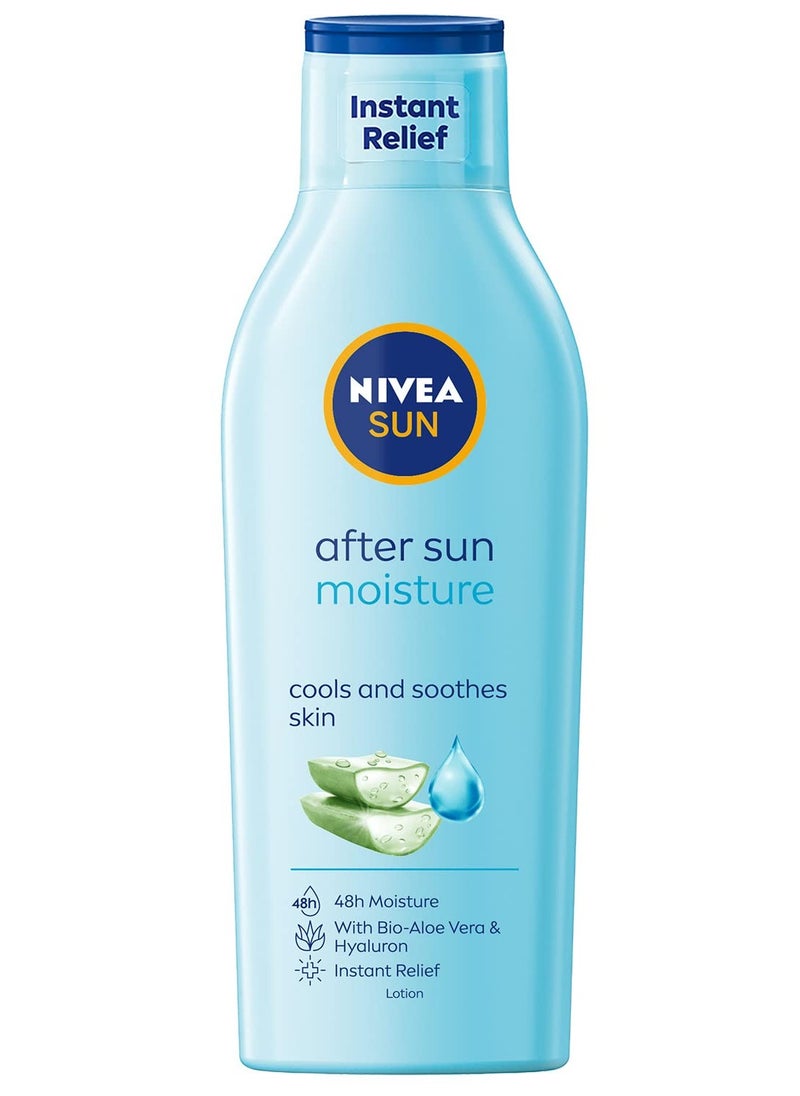 Nivea Sun Moisturising After Sun Lotion With Aloe Vera Silky Skin Feeling 200ml