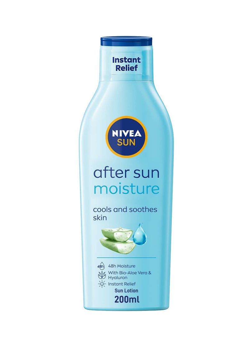 Nivea Sun Moisturising After Sun Lotion With Aloe Vera Silky Skin Feeling 200ml