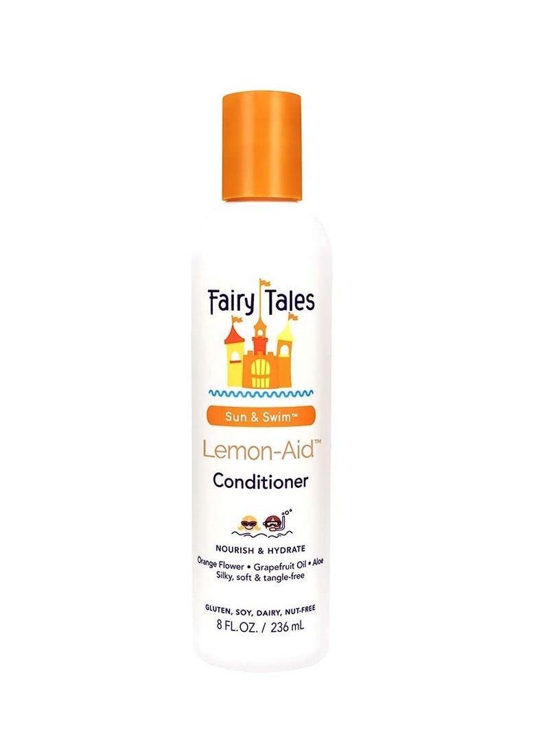 Fairy Tales Swimmer Conditioner for Kids - 8 oz | Made with Natural Ingredients in the USA | Replenish and Restore from Chlorine and Salt Damage | No Parabens, Sulfates, or Synthetic Dyes