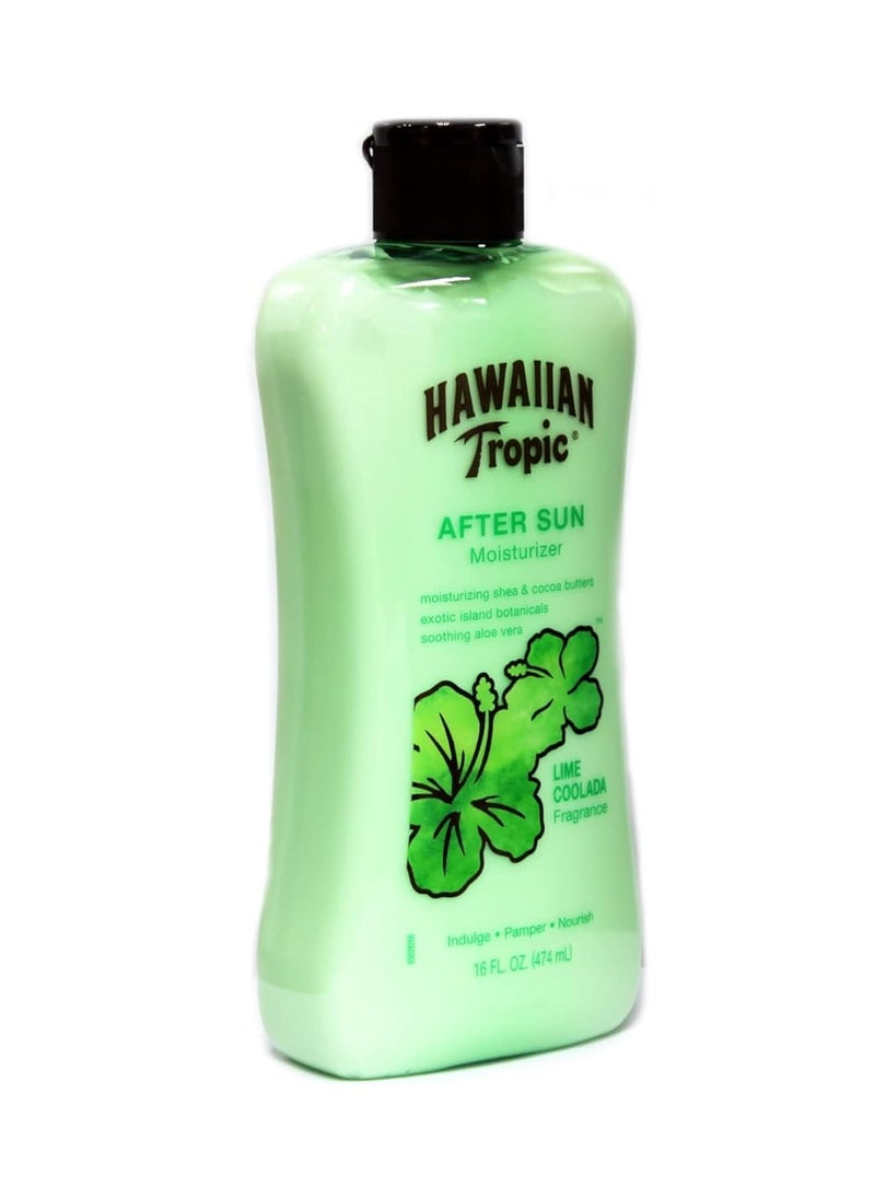 Hawaiian Tropic After Sun Moisturizer Lime Coolada 16 Ounce (473ml)