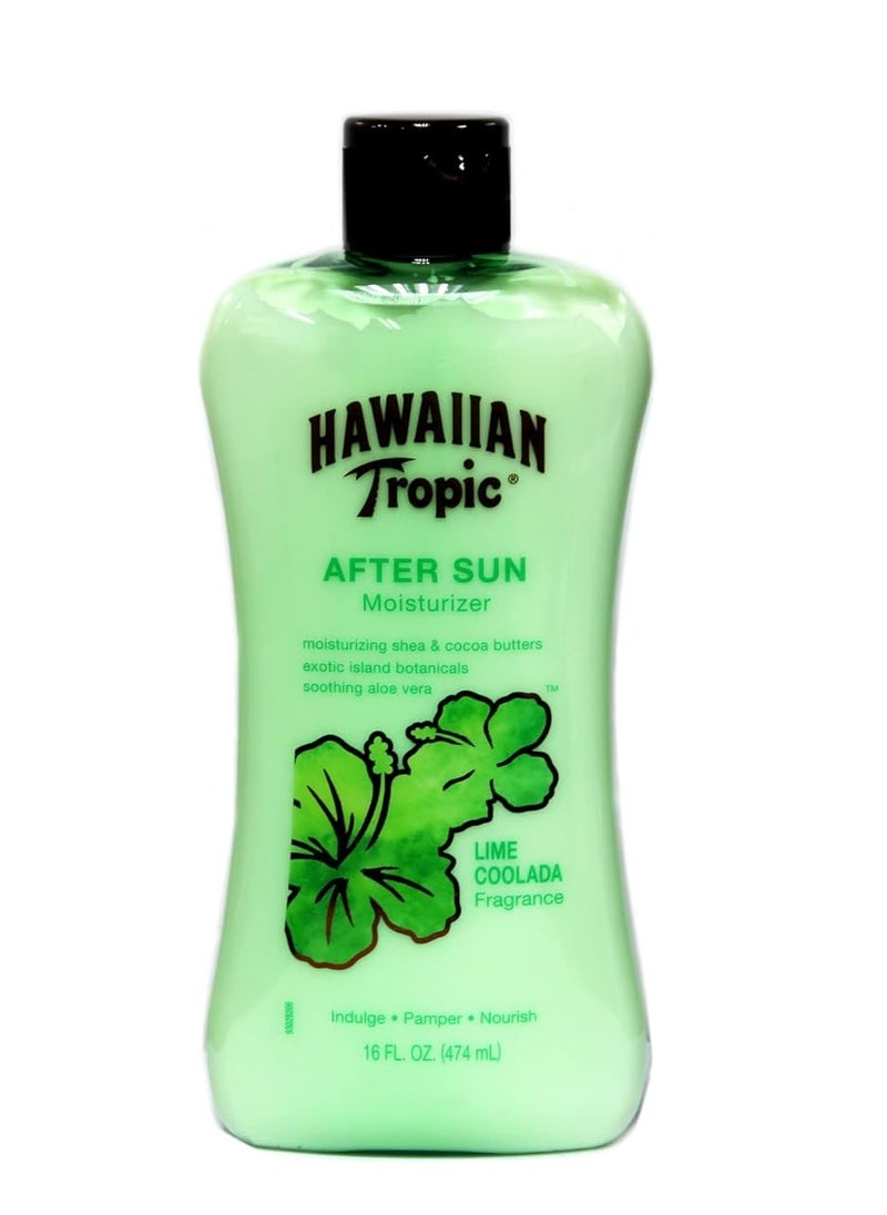 Hawaiian Tropic After Sun Moisturizer Lime Coolada 16 Ounce (473ml)