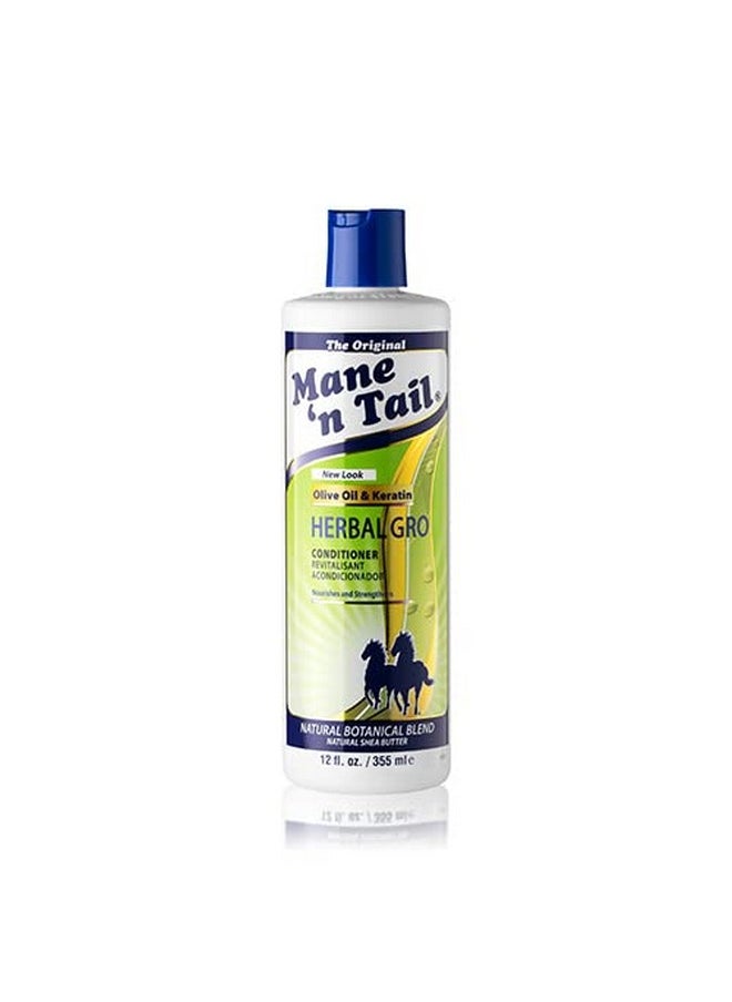 : Herbal Gro Shampoo + Conditioner (12 Oz Each), Olive Oil Complex That Helps Strengthens & Nourishes Hair