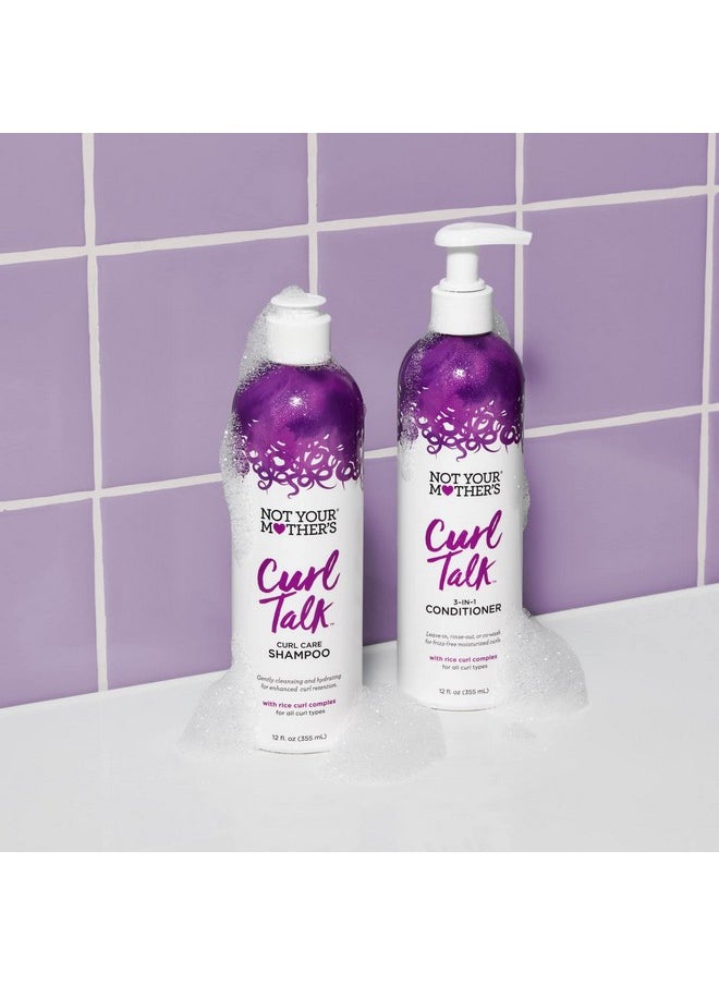 Curl Talk Shampoo And Conditioner - 12 Fl Oz (2 Pack) - Shampoo And Conditioner For Curly Hair