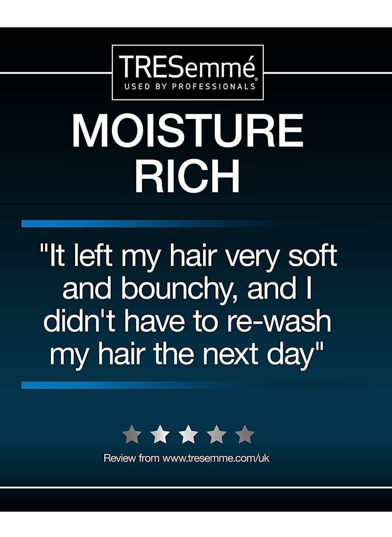 Moisture Rich with Vitamin Luxurious Moisture 900ml, Conditioner and Shampoo for dry, damaged hair White/ Black, 900 ml (Pack of 4)