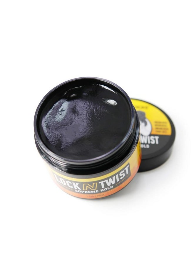 Lock N Twist | Locking Gel, Re-Twist Locks, Supreme Hold | Smooths & Tames Frizz, Flake Free, Soft Finish | 5 Oz