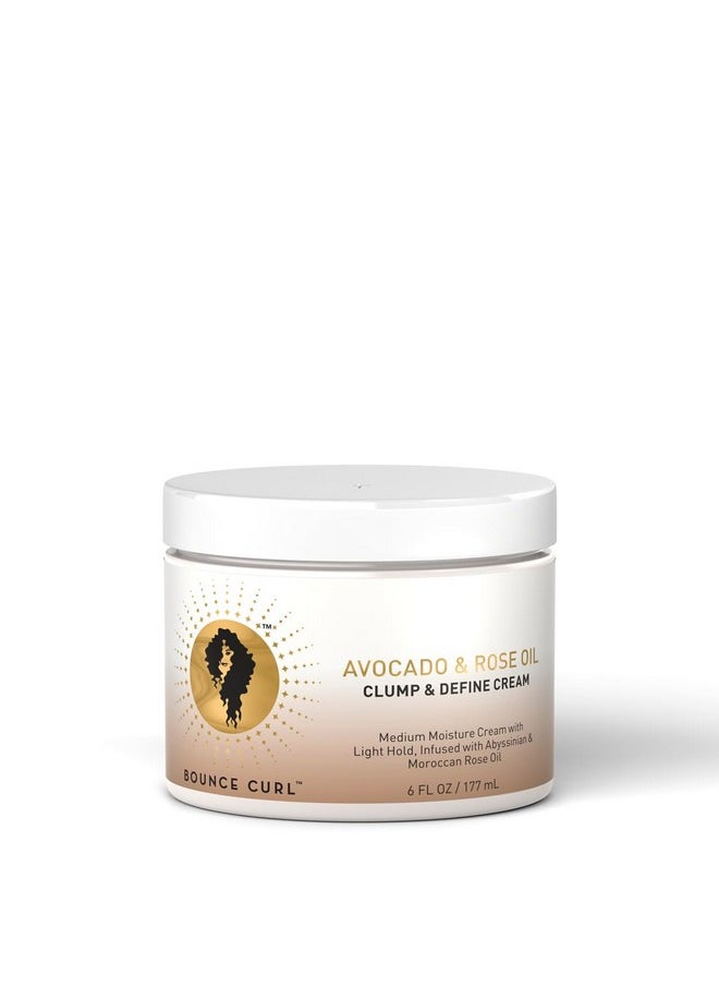 Avocado & Rose Oil Clump & Define Cream For Curly Frizzy Hair
