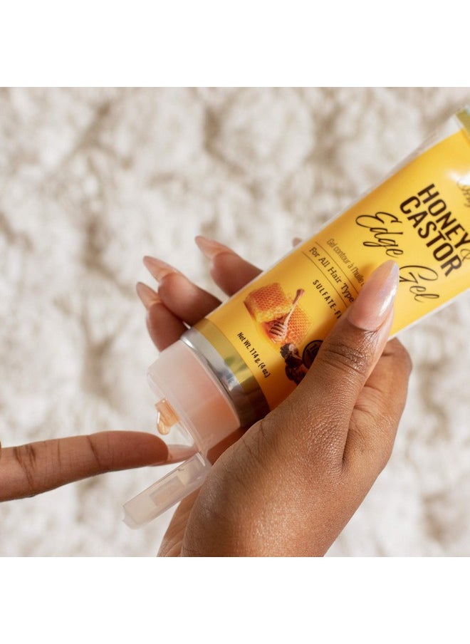 Originals Honey And Castor Edge Hair Gel For All Hair Types And Textures, Sulfate-Free, 4 Oz