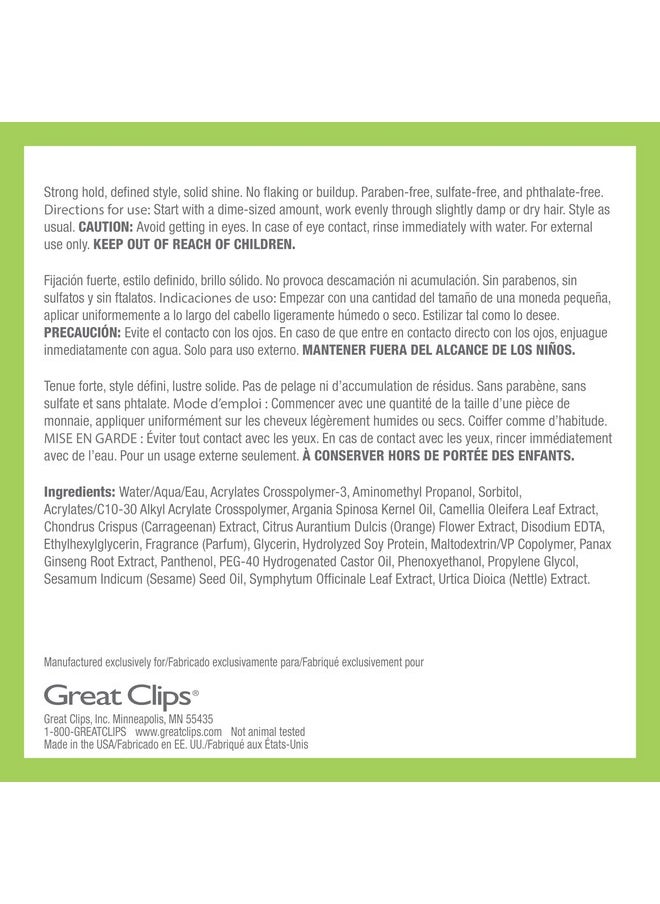 Latitude Firm Style Gel | Hair Gel For Men | High Hold + High Shine | 5.1Oz