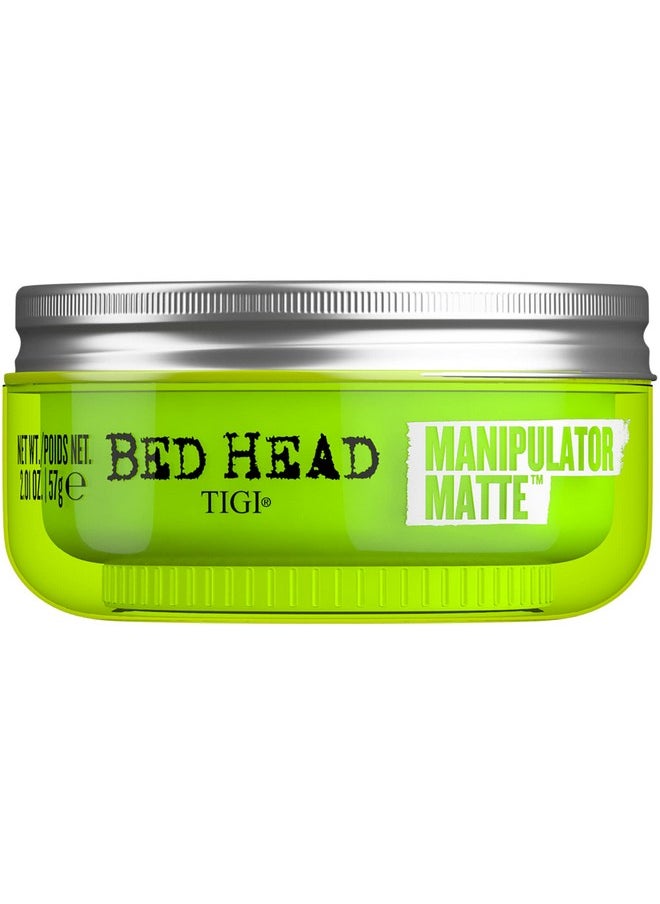 Bed Head Manipulator Matte Gel For Unisex - Maximum Long Lasting Hold, Creates Texture, Controls Frizz & Flyaways, Humiditiy Resistant, 2 Oz (Pack Of1 )