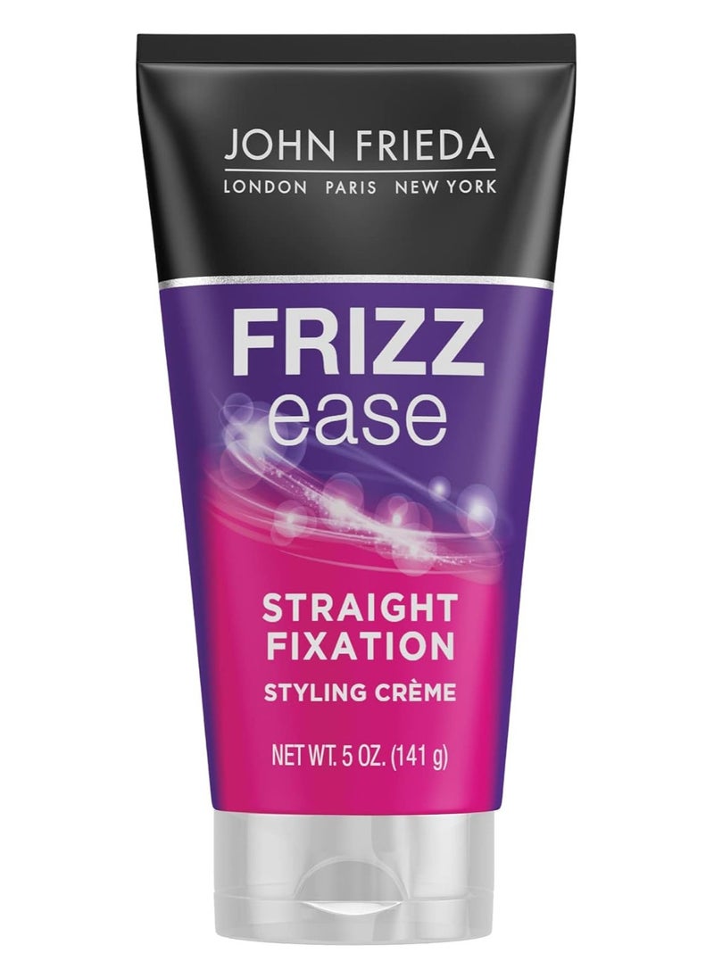 John Frieda Frizz-Ease Straight Fixation Smoothing Creme for Unisex - 5 oz