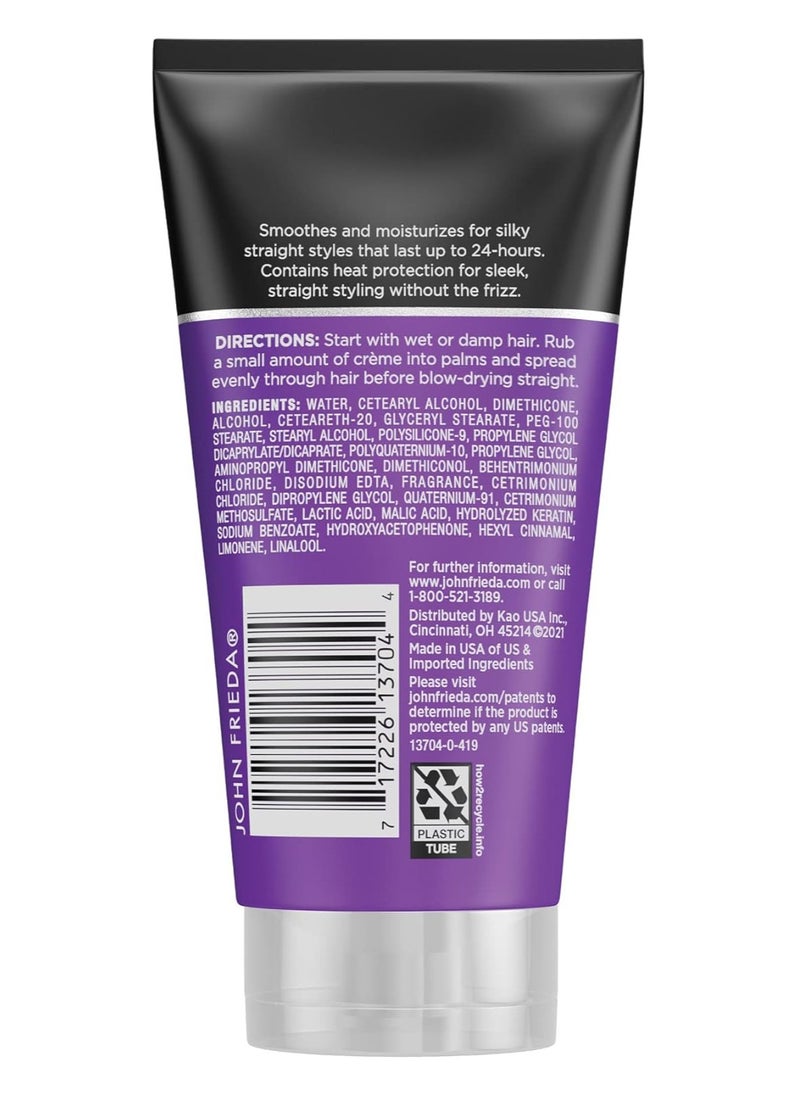 John Frieda Frizz-Ease Straight Fixation Smoothing Creme for Unisex - 5 oz