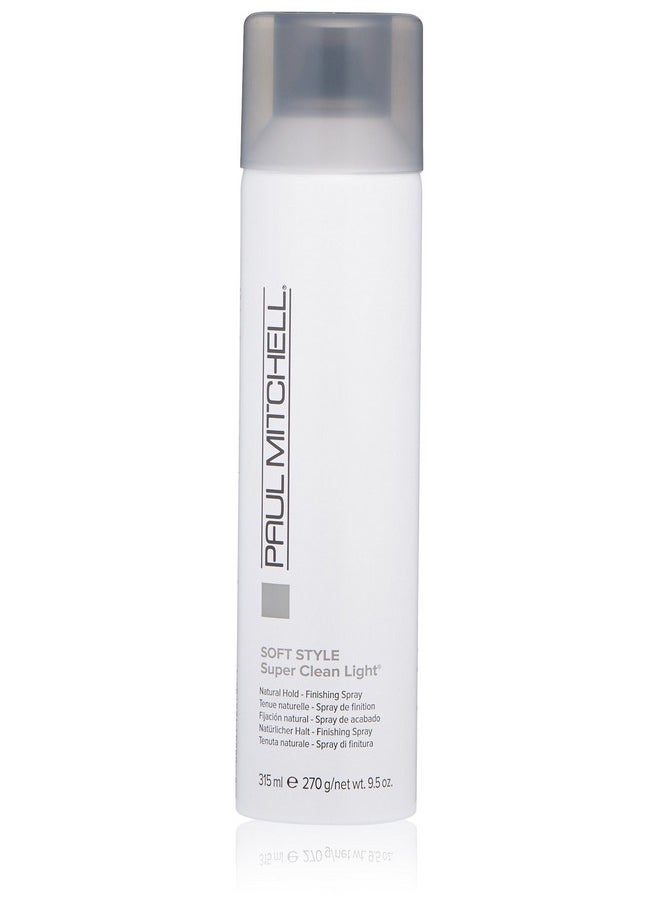 Super Clean Light Finishing Hairspray, Natural Hold, Touchable Finish, For Fine Hair, 9.5 Oz.