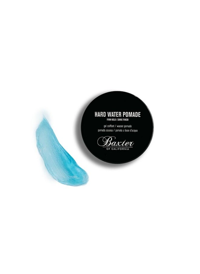 Hard Water Pomade For Men | Shine Finish | Firm Hold | Hair Pomade | 2 Fl. Oz.