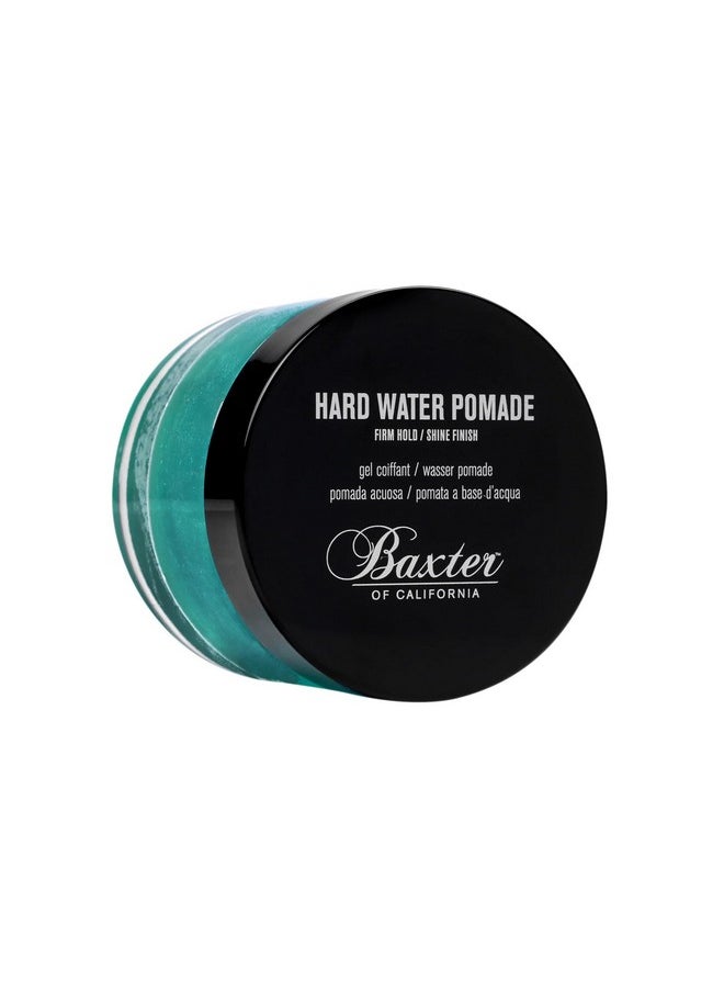 Hard Water Pomade For Men | Shine Finish | Firm Hold | Hair Pomade | 2 Fl. Oz.