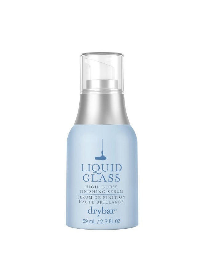 Liquid Glass High-Gloss Finishing Serum | Use Post-Blowout To Reduces Frizz, Tames Flyaways, And Provides Weightless Hydration To Hair While Adding Shine, Vegan & Cruelty-Free