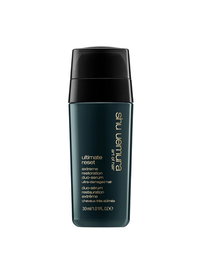 Shu Uemura Ultimate Reset Duo Serum For Damaged Hair | Dual Action Hair Serum | Strengthens, Prevents Breakage, And Reduces Frizz | For Dry, Damaged Hair