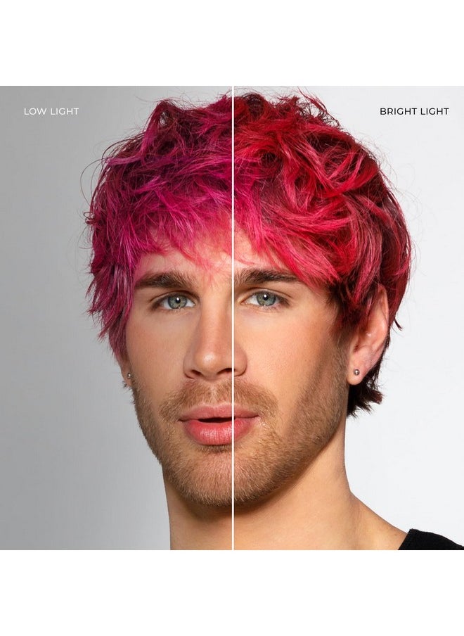 Color Pink + Red Shade Shift Color Depositing Mask & Semi-Permanent Hair Dye | Infused With Bond Boosters & Hyaluronic Acid To Nourish, Revitalize & Repair, Vegan Formula, 8 Fl Oz 1-Pack