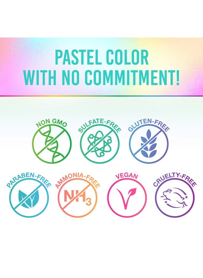 Punky Pastel Temporary Hair Color Spray, Perfectly Peacock, Spray-On Hair Color, Fast-Drying, Non-Sticky, Travel Size Hair Dye For Instant Vivid Hair Color, 3.5 Oz, 1-Pack