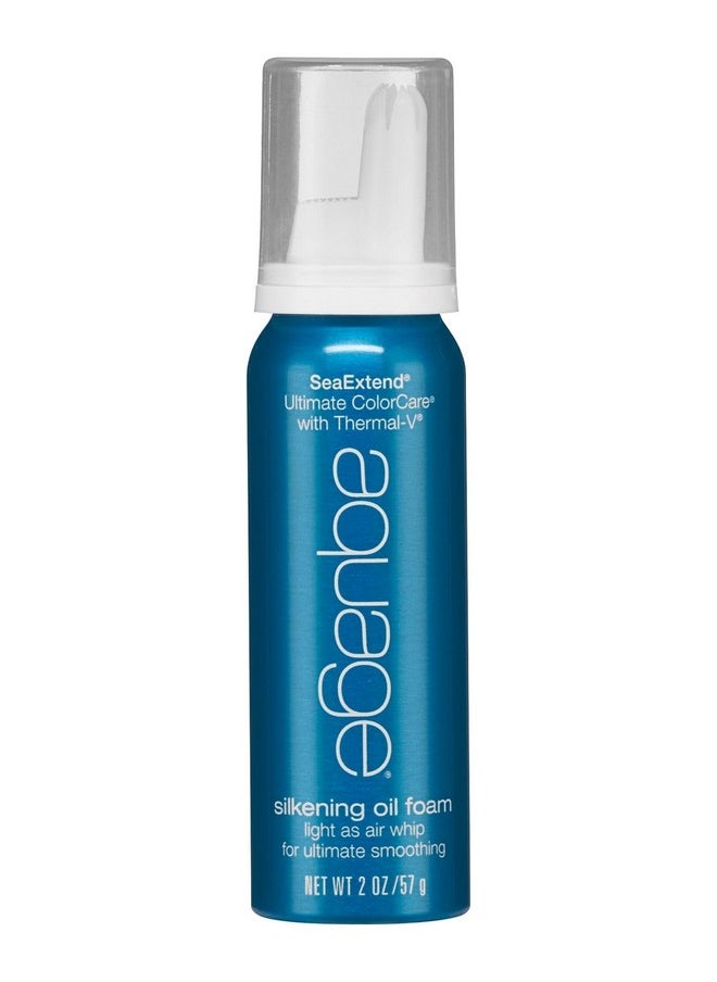 Silkening Oil Foam, Travel Size, Color Treated Hair, Light-Weight, Conditions And Provides Moisture For Styling, 2 Fl. Oz.