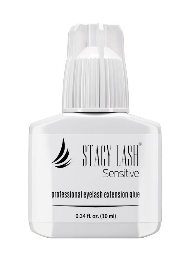 Eyelash Extension Glue Stacy Lash 0.34Fl.Oz/10Ml / 5-6 Sec Drying Time/Retention - 4-5 Weeks/Black Adhesive/Professional Supplies