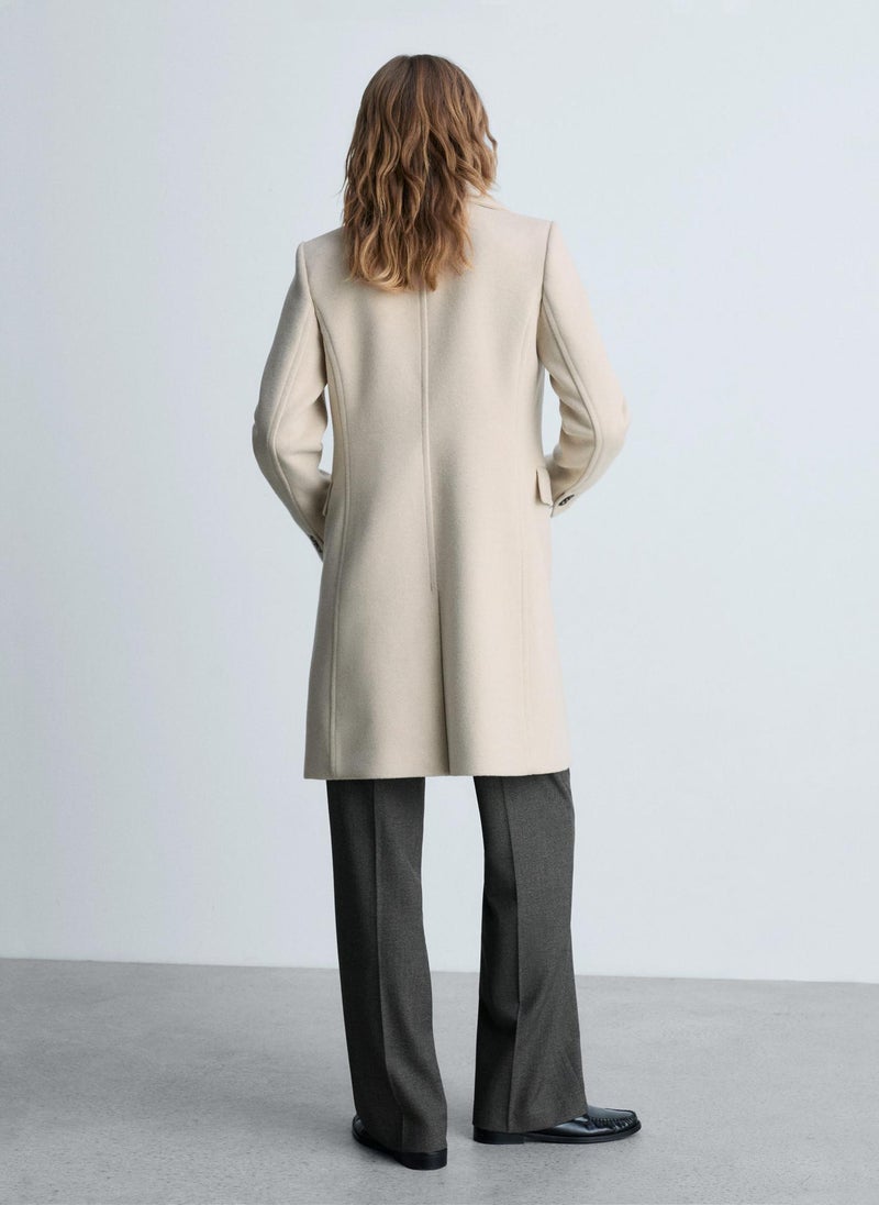 Double-Breasted Wool Coat