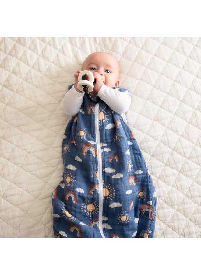 Classic Muslin Bedtime Sleeper, 6-12 Months - Hello Sunshine