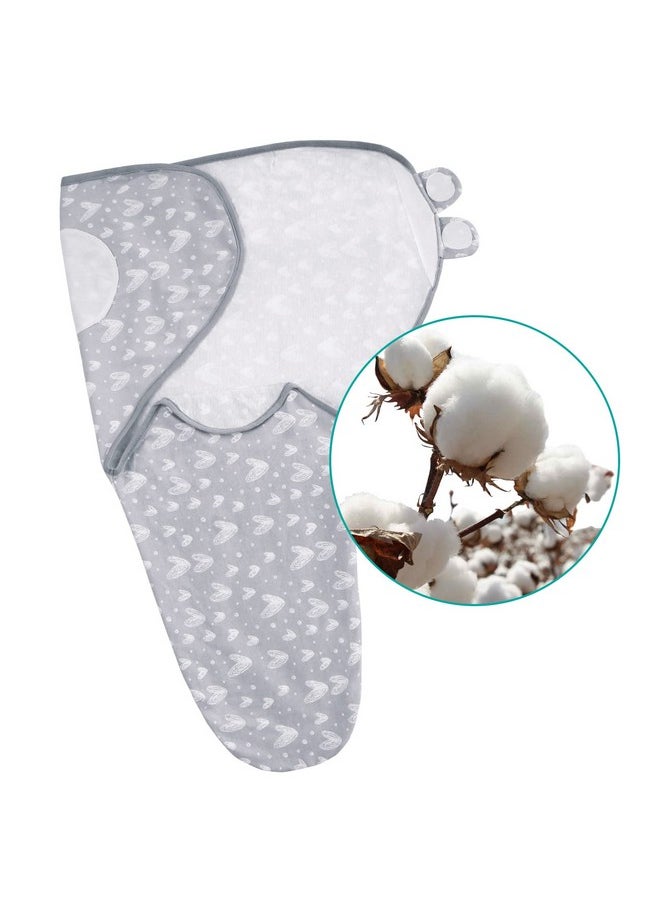 Baby Swaddles 0-3 Months For Boy Girls, Baby Swaddle, Newborn Swaddle, Cotton Swaddle Blanket, Newborn Essentials, Lovely Grey Print, 2 Pack