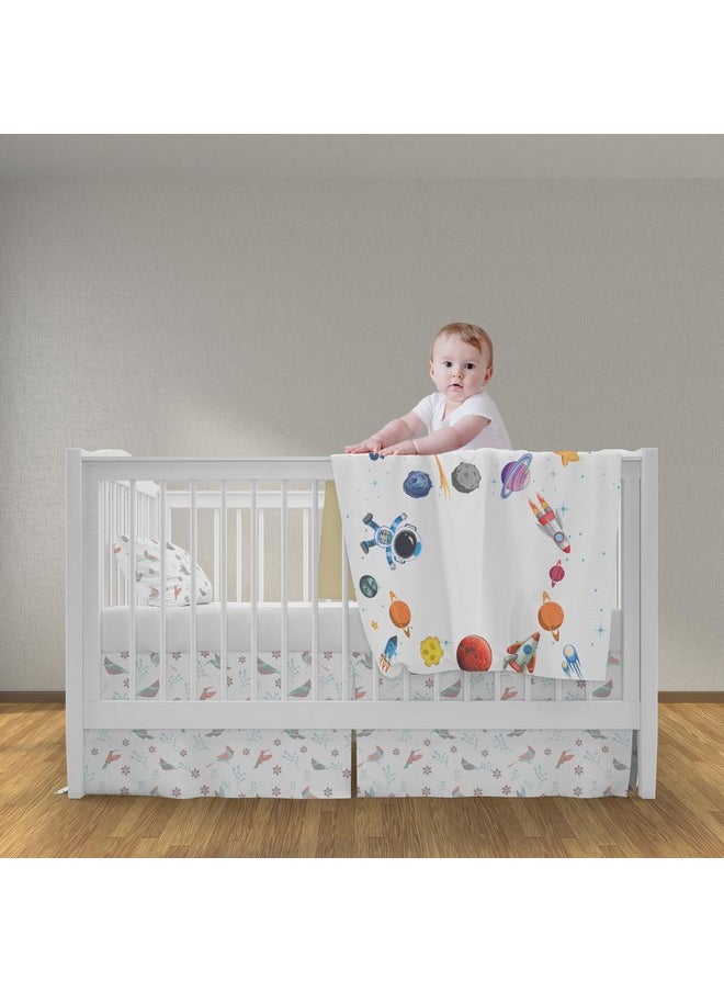 Space Baby Stuff, Rocket Baby Month Blanket For Newborn Photo Taken - Baby Age Blanket With 2 Frame B35-1