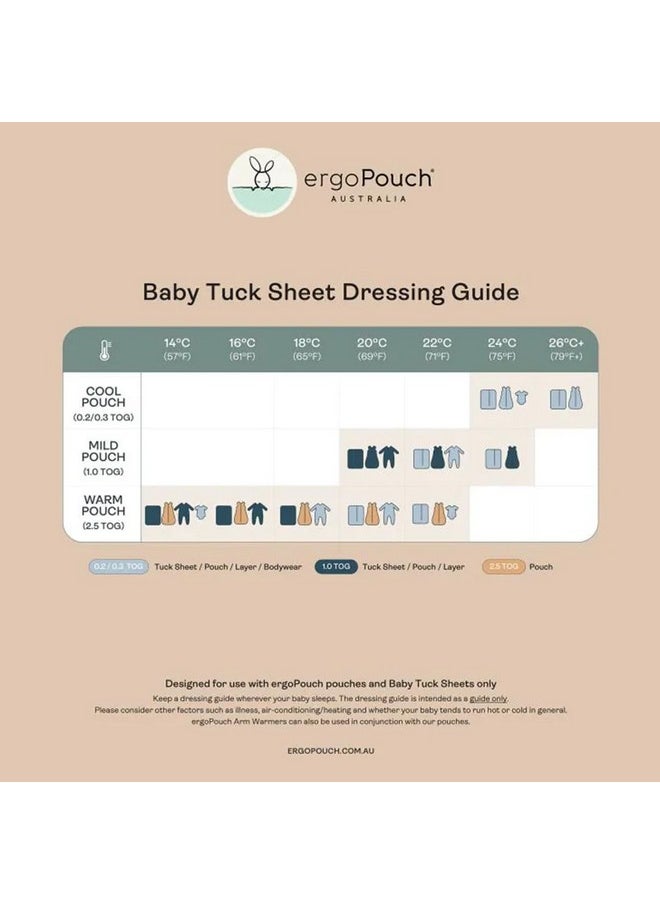 0.2 Tog Toddler Bedding Tuck Sheet - Newborn Baby Crib Tuck Sheet, Safe Blanket Alternative For Baby, Suitable From Birth - Zip Closure Adjustable Fit, Security And Comfort, Grey Marle