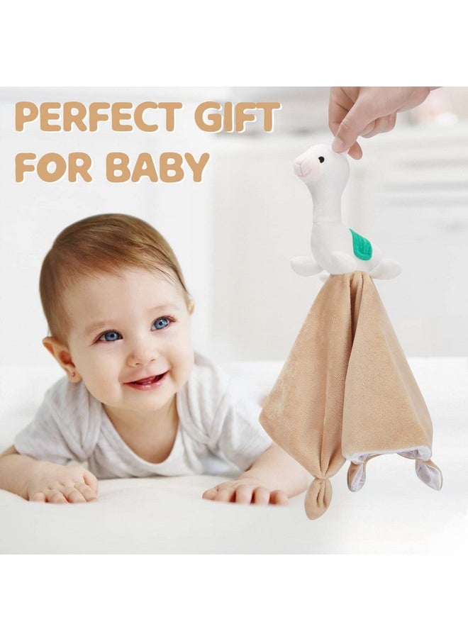 Llama Security Blanket Soft Loveys For Babies For Boys And Girls Newborn Lovie Infant Blankie Llama Baby Stuff Baby Snuggle Toy Stuffed Animal Baby Gifts 14 Inch