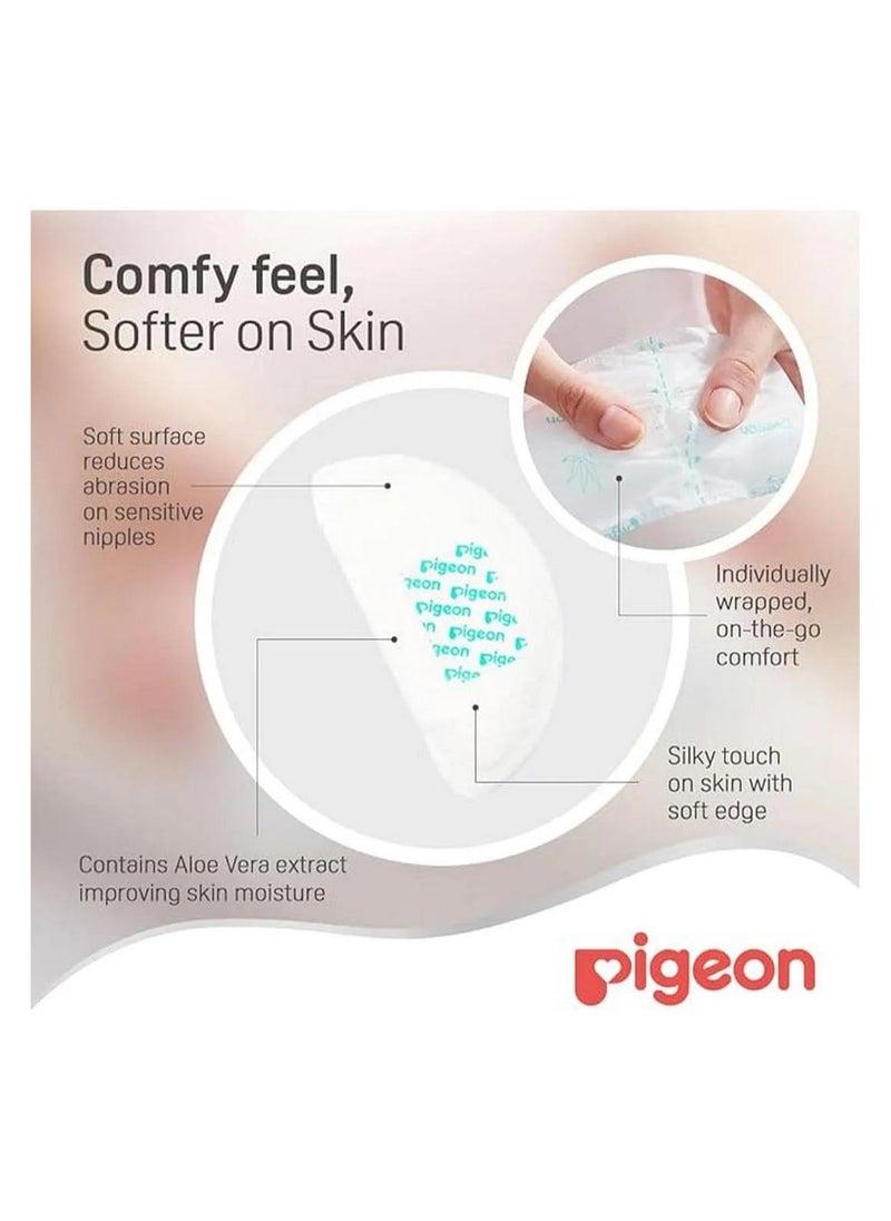 Disposable Comfyfeel Breast Pads Hygienic Individually Packed Contoured 3D Shape Non Slip Super Absorbent 60Pcs