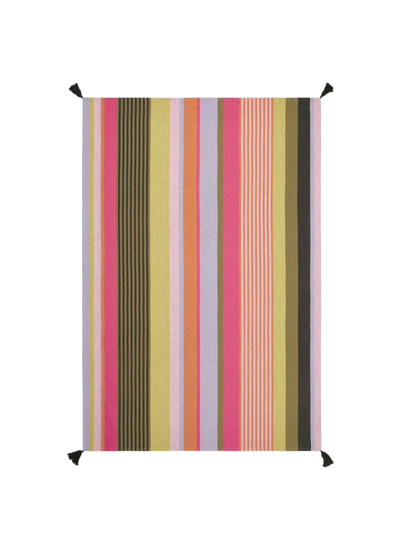 Throw Striped Multicolour 110X170 Cm/20 Pack