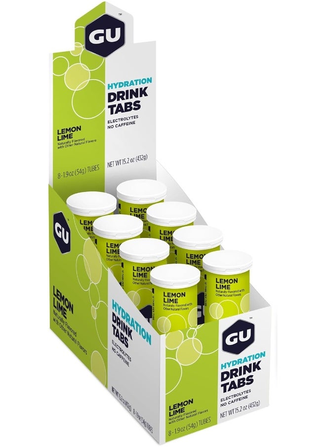 Hydration Electrolyte Drink Tablets, 8-Count(96 Servings), Lemon Lime
