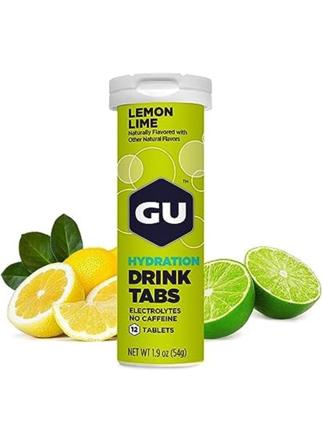 Hydration Electrolyte Drink Tablets, 8-Count(96 Servings), Lemon Lime