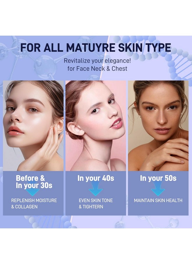 Advanced Neck Firming Cream, Tighten & Lift Moisturizer For Face Neck Chest, Anti-Aging Neck Creams For Tightening And Firming Wrinkles Sagging Skin, Thanksgiving Christmas Gift For Women