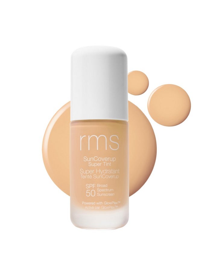 Suncoverup Super Tint Broad Spectrum Spf 50 Sunscreen - Skin Tint Non Nano Zinc Oxide Mineral Sunscreen, Glowy Tinted Moisturizer With Spf (Cameo)