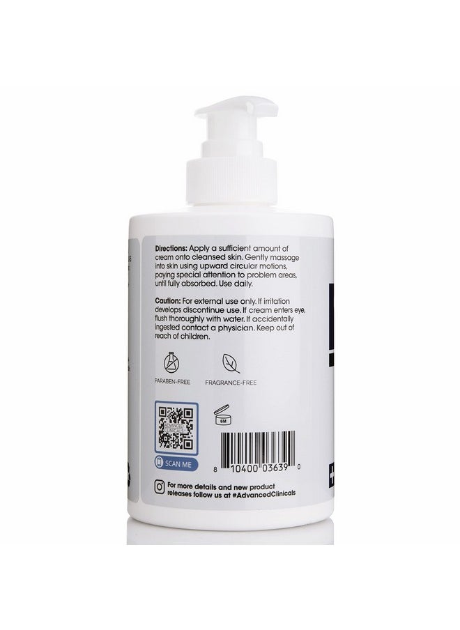Collagen Lotion + Peptide Cream Dry Skin Rescue Face & Body Moisturizing Skin Care Cream To Lift, Firm, & Tighten, Anti Aging Skincare Moisturizer Hydrates Skin, Large 15 Fl Oz
