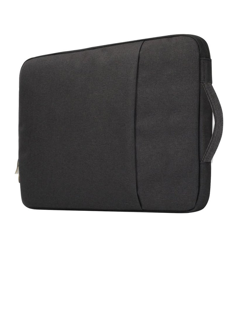 Laptop Sleeve 15-15.6 inch Case, Waterproof Portable Handle Laptop Case, Protective Laptop Bag ,Compatible with MacBook Air/Pro HP Dell Asus ThinkPad Tablets, Black.