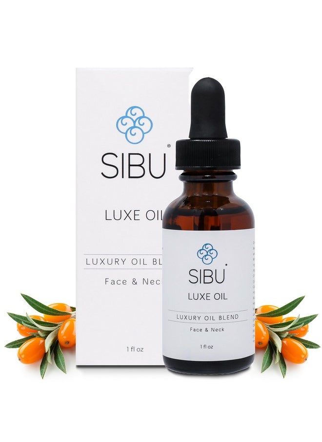 Luxe Oil, Made With Usda Organic Essential Oils And Premium Himalayan Sea Buckthorn (1 Oz) - Hydrates, Reduces Redness, And Soothes Irritated Skin