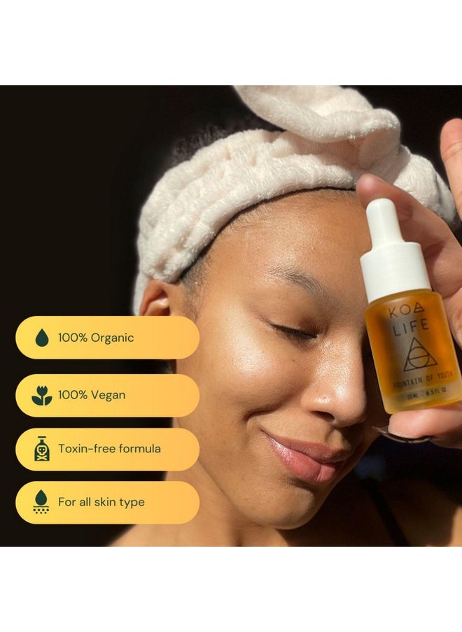Doctor-Formulated Anti-Aging Rosehip Face Oil, Made In Usa, Organic, Vegan, Cruelty & Chemical Free Fountain Of Youth