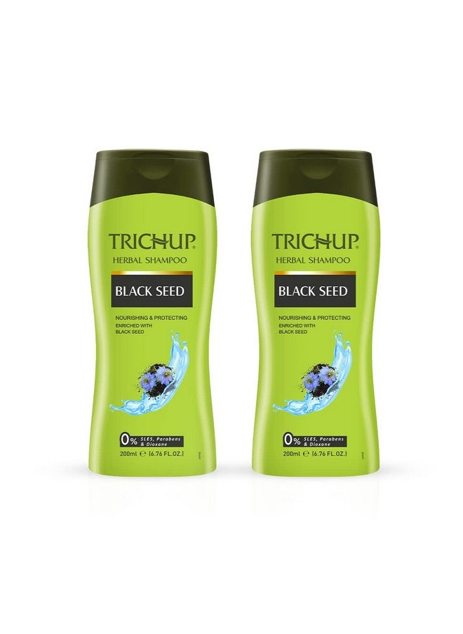 Black Seed Herbal Shampoo - Improve Your Scalp Health With The Goodness Of Black Seed - 200Ml (Pack Of 2)