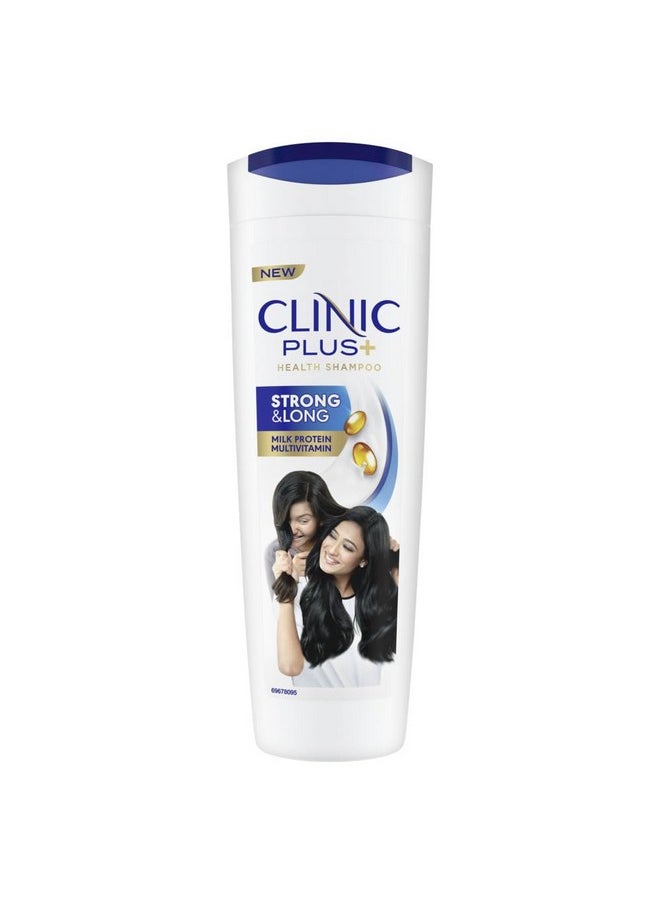 Strong & Long Shampoo 355Ml, With Milk Proteins & Multivitamins For Healthy And Long Hair - Strengthening Shampoo For Hair Growth