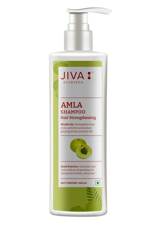 Amla Shampoo 200Ml | 100% Pure & Natural | Cleanses Scalp & Strengthens Hair | Prevents Hair Fall, Dandruff, & Premature Graying | Balances Pitta Dosha (Pack Of 2)