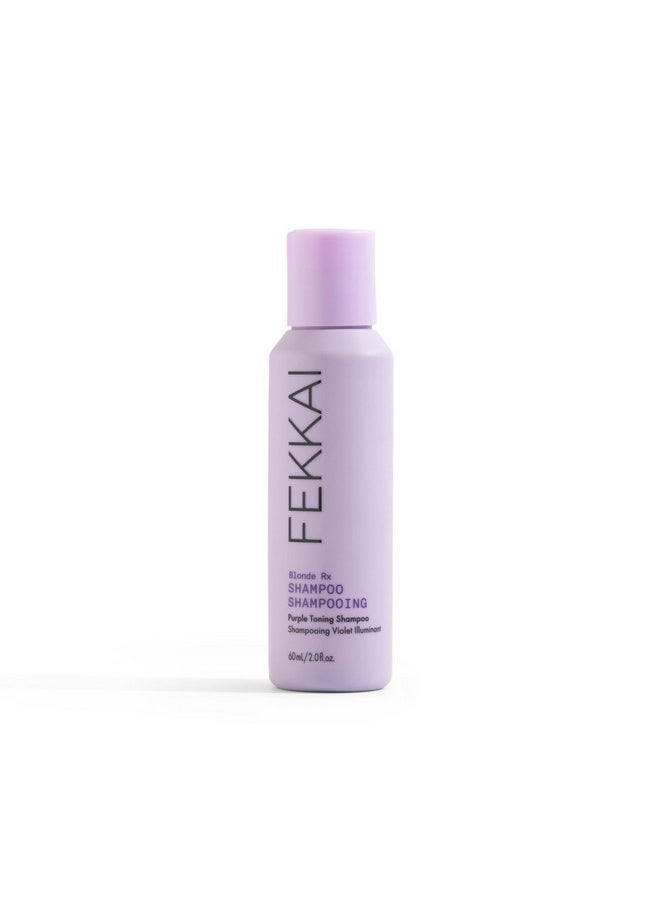 Blonde Rx Purple Shampoo - 2 Oz - Leaves Hair 3X Stronger With 67% Less Breakage - Free Of Sulfates, Parabens, Phthalates - Vegan, Cruelty-Free