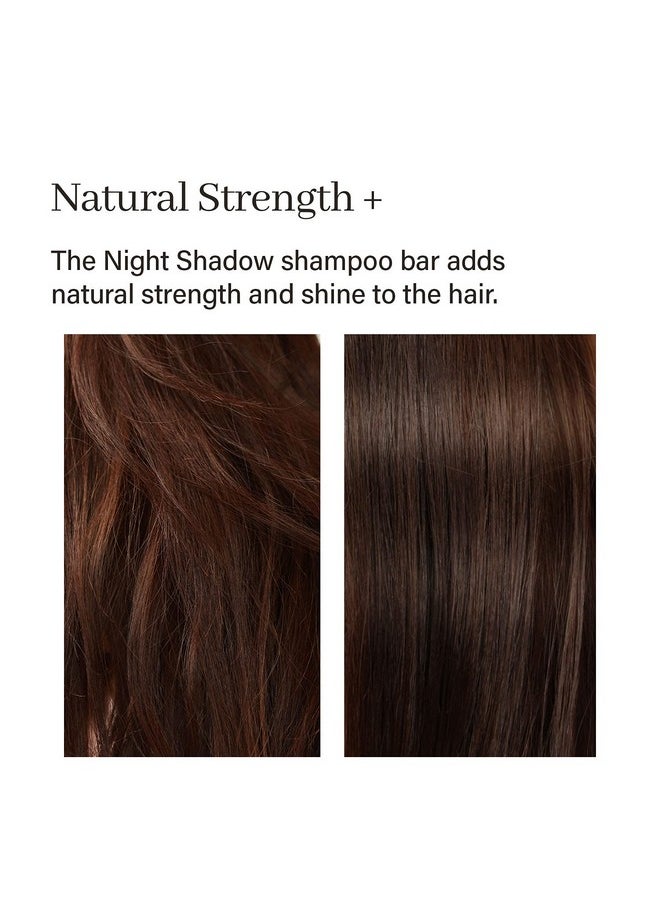 Night Shadow Biotin Shampoo Bar For Regrowth & Hair Loss, Darkening, Gray Hair | Strengthening & Volumizing | Normal To Oily Hair | Vegan, Natural, Ph Balanced, Sulfate Free