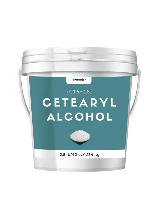 2.5 Lb Cetearyl Alcohol For Making Lotions, Premium Cetearyl Alcohol Granules, Smooth And Emollient, Fresh And Pleasant, Suitable For Making Conditioners, Scrubs, Creams And More