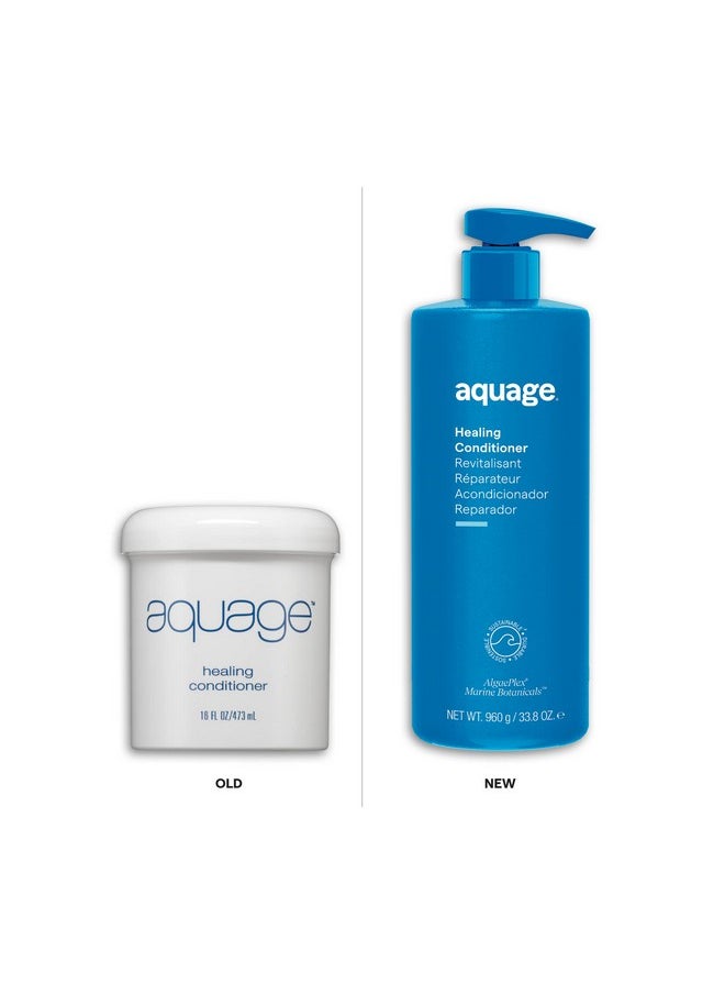 . Healing Conditioner - Contains Algaeplex Marine Botanicals To Moisturize And Repair Dry Or Damaged Hair And Build Strength From The Inside Out, 33.8 Oz