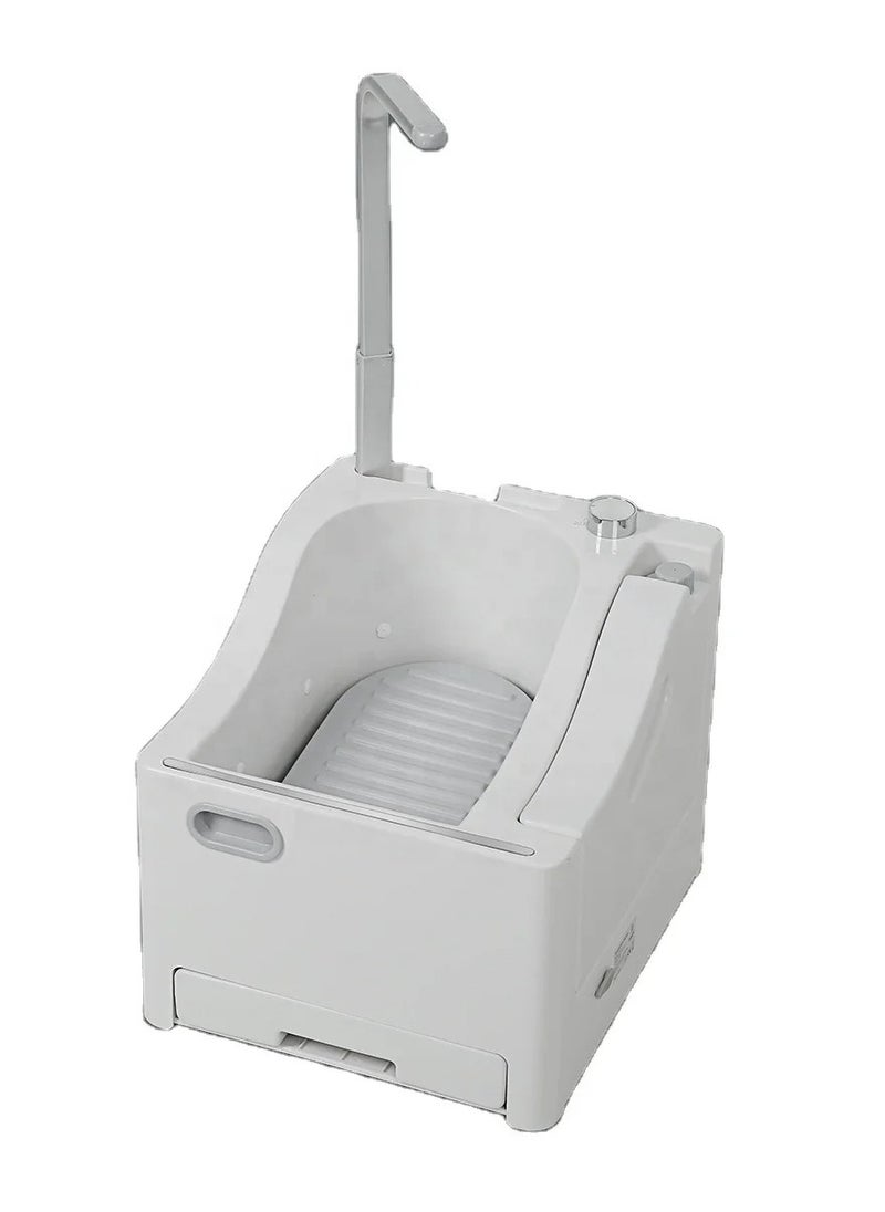 Portable Ablution Basin Multi-Purpose Hand and Feet Washing, Portable Electric Wudu Machine, with Shattaf Sprayer