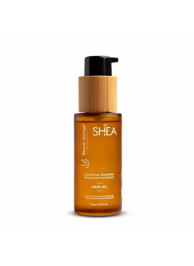 Pure African Shea Butter Retention Treatment Hair Oil 50Ml